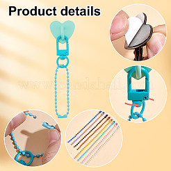 8 Stück Handy-Halter in Herzform aus Zinklegierung&nbsp;HJEW-OC00069