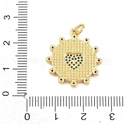 Pendenti in ottone con micro pavé di zirconi celesti&nbsp;CU-CBA4A93-02C-G