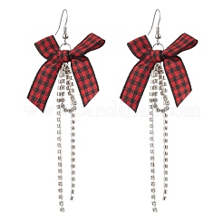 Polyester baumeln Ohrringe&nbsp;EJEW-JE06222