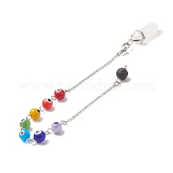 Proiettili e pendoli da rabdomanzia con pietre preziose rotonde&nbsp;PALLOY-JF02034-02