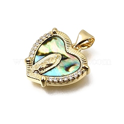 Messing micro pave klare zirkonia anhänger&nbsp;CU-CBAF50C-01B-G02