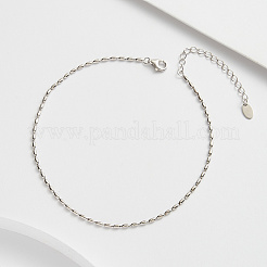 925 Fußkettchen aus Sterlingsilber&nbsp;AJEW-Z029-19P