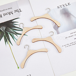 12 cintre miniature en bois pour vêtements de poupée&nbsp;DIY-FH0005-32B