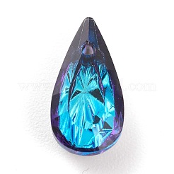 Geprägte Glas Strass Anhänger&nbsp;GLAA-J101-06A-001BB
