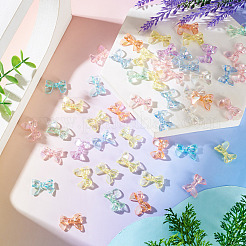 100pcs perles acryliques transparentes de placage uv&nbsp;OACR-TA0001-69