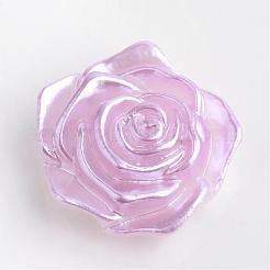 Cabochons en plastique ABS d'imitation nacre&nbsp;OACR-S004-Z11
