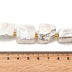Elektroplattierten natürlichen Pyrit Perlen Stränge&nbsp;G-F800-A02