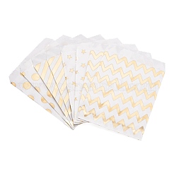 100 Stück 4 Muster umweltfreundliche Kraftpapiertüten&nbsp;CARB-LS0001-02C