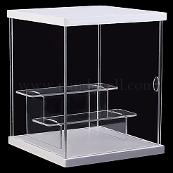 3-stöckige Minifiguren-Vitrine aus transparentem Acryl&nbsp;ODIS-WH0043-68B