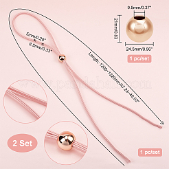 Set con coulisse per borsetta piatta&nbsp;DIY-WH0055-32B-02