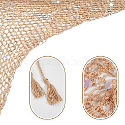 Copricostume da spiaggia in poliestere all'uncinetto per donna&nbsp;AJEW-WH20007-71
