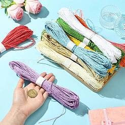 12 paquet de 12 cordons en papier 2 plis de {2} couleurs&nbsp;OCOR-CJ0004-05