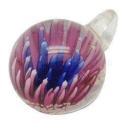 Fatti a mano ciondolo lampwork luminosa&nbsp;X-LAMP-31X21-3
