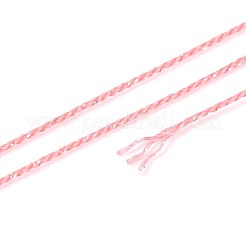 Cordon en polyester pailleté double brin de 200 m avec fil métallique&nbsp;OCOR-T019-01A-06