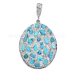 Fimo Strass Anhänger&nbsp;RB-S056-13A-P