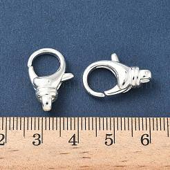 Messing  Karabinerverschlüsse Spangen&nbsp;KK-H083-17S