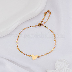 1 Stück Edelstahl-Armbänder mit Ankerkette für Damen&nbsp;BJEW-LP0002-23A