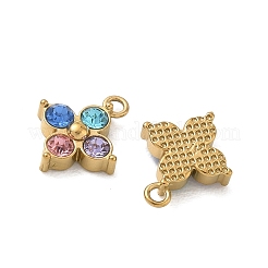 Acier inoxydable 304 avec pendentifs en strass&nbsp;SA-CBA49D2-08G-02