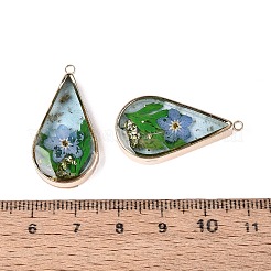 Pendentifs en résine époxy&nbsp;KK-Q082-02KCG-02