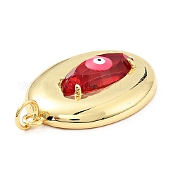 Pendentifs en laiton de placage de rack avec zircone cubique&nbsp;KK-E015-10G-03