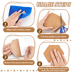 Selbstklebende Korkstreifen&nbsp;DIY-WH0488-45B