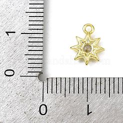 Ciondoli in ottone con pavé di zirconi chiari&nbsp;LS-KK-L238-12G
