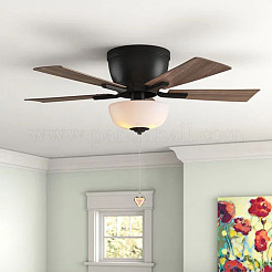 Glasherzanhänger für Deckenventilator-Zugkettenverlängerungen&nbsp;HJEW-TAC0159