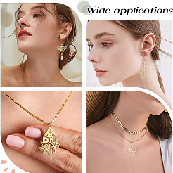 16 pz 8 pendenti in acciaio inossidabile stile 201&nbsp;STAS-SC0005-02