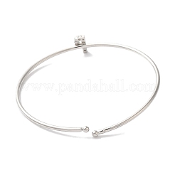 Bracelets en laiton plaqué en rack&nbsp;BJEW-A018-01P-P