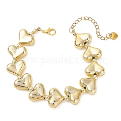 Braccialetti con catena a maglie in acrilico placcato per donna&nbsp;BJEW-JB13491
