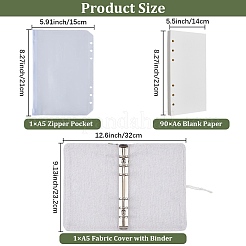 Cuadernos de tela&nbsp;DIY-CP0013-04C