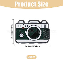 20 épingle en émail pour appareil photo&nbsp;JEWB-CA0001-86