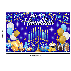 Hängendes Bannerschild aus Polyester&nbsp;AJEW-WH0190-067