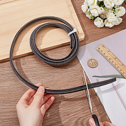 Lederschuhe gerade Kante Streifen Schnur&nbsp;DIY-WH0542-48B