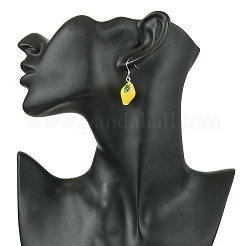 Orecchino pendente in resina color ab&nbsp;EJEW-FS00011