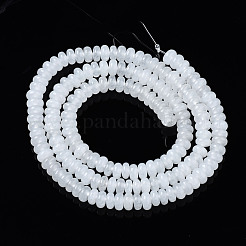 Hilos de abalorios de jade blanco natural&nbsp;G-S366-111