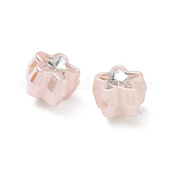 Perline di acrilico dipinte a forno e strass&nbsp;RB-CBA19D7-03A