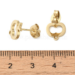 Accesorios para pendientes de acero inoxidable 304 con revestimiento iónico (IP)&nbsp;STAS-I206-12G