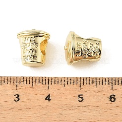 Perles européennes en laiton&nbsp;KK-CBA9CBD-19G