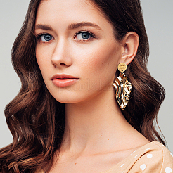 24 pieza de 12 estilos de accesorios para aretes de acero inoxidable 304 con revestimiento iónico (IP)&nbsp;STAS-UN0043-26