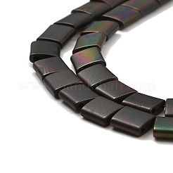 Fili di perline di ematite sintetica non magnetica satinata elettrolitica&nbsp;G-G089-B01-01