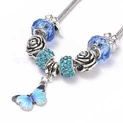 Bracelets européens en laiton&nbsp;BJEW-JB05142