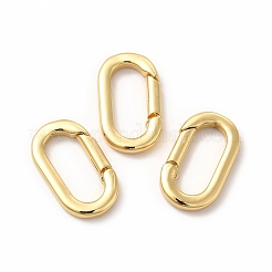 Anelli per cancelli a molla in ottone placcati a cremagliera&nbsp;KK-H436-13B-G
