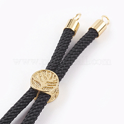 Nylon Twisted Cord Armband machen&nbsp;MAK-K015-01A