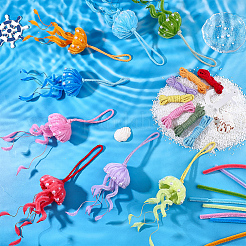 112 Stück 8 Farben DIY Plüschstäbe&nbsp;FIND-SC0022-36