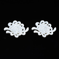 Cabochons de coquillage blanc naturel&nbsp;SSHEL-N027-124-02