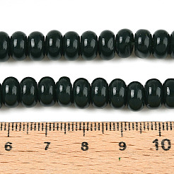 Fili di perline di vetro opaco tinta unita&nbsp;GLAA-ZX008-8mm-18X