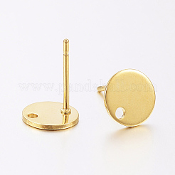 Boucles d'oreilles à tige en acier inoxydable 304&nbsp;STAS-F162-46G