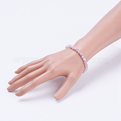 Natur kunzite Stretch-Armbänder&nbsp;BJEW-JB03738-01