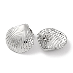 Ohrstecker in Muschelform aus 304 Edelstahl&nbsp;EJEW-D281-05S